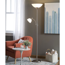 Load image into Gallery viewer, Modern 71-inch High Floor Lamp with Gooseneck Reading Light