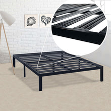 Load image into Gallery viewer, California King Metal Platform Bed Frame with Heavy Duty Slats