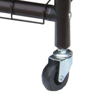 Load image into Gallery viewer, Bronze Laundry Hamper Cart with 2 Black Sorter Bags