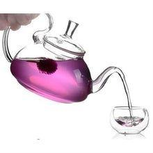 Load image into Gallery viewer, 8-Piece Glass Teapot Set with 6 Glasses and Warmer