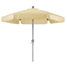 Load image into Gallery viewer, Beige 7.5 Foot Off-White Patio Umbrella with Push Button Tilt and Metal Pole
