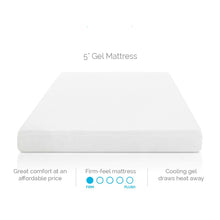 Load image into Gallery viewer, California King 5-inch Firm Gel Memory Foam Mattress