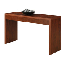 Load image into Gallery viewer, Cherry Finish Sofa Table Modern Living Room Console Table