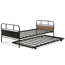 Load image into Gallery viewer, Farmhouse Twin Platform Daybed Guest with Trundle Frame Set