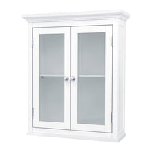 Load image into Gallery viewer, Classic 2-Door Bathroom Wall Cabinet in White Finish