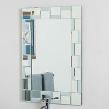 Load image into Gallery viewer, Modern 31.5 x 23.6 inch Rectangle Bathroom Mirror with Unique Border
