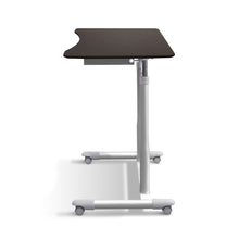 Load image into Gallery viewer, Espresso Adjustable Height Sitting or Standing Desk Stand Up Computer Table