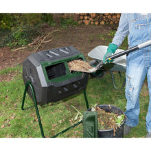 Load image into Gallery viewer, Outdoor 43-Gallon Compost Bin Tumbler for Home Garden Composting