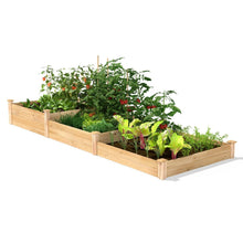 Load image into Gallery viewer, 4 ft x 12 ft Cedar Wood 3 Tier Raised Garden Bed - Made in USA