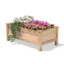 Load image into Gallery viewer, Farmhouse 24-in x 48-in x 19-in Cedar Elevated Victory Garden Bed - Made in USA
