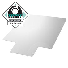 Load image into Gallery viewer, Heavy Duty 47 x 35 inch Chair Mat with Lip for Low to Medium Pile Carpet Floor