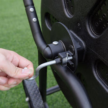 Load image into Gallery viewer, Outdoor Mobile 50-Gallon Compost Bin Tumbler on Wheels