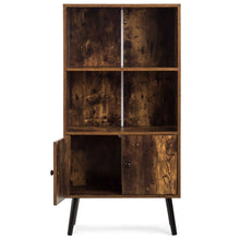 Load image into Gallery viewer, Farmhouse 2-Tier Bookcase Bookshelf with Storage Compartment