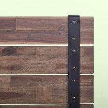 Load image into Gallery viewer, Full size Farmhouse Wood Industrial Low Profile Platform Bed Frame