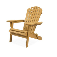 Load image into Gallery viewer, All Weather Adirondack Large Foldable Chair Natural Finish