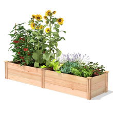 Load image into Gallery viewer, 2 ft x 8 ft Tall Cedar Wood Raised Garden Bed - Made in USA