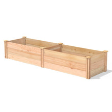 Load image into Gallery viewer, 2 ft x 8 ft Tall Cedar Wood Raised Garden Bed - Made in USA