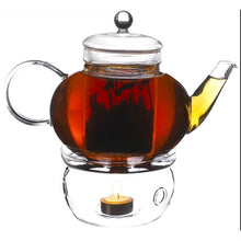 Load image into Gallery viewer, Borosilicate Glass 1.32 Quart Teapot with Removable Infuser