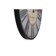 Load image into Gallery viewer, Gray Oversized Distressed Paris Wood Wall Clock