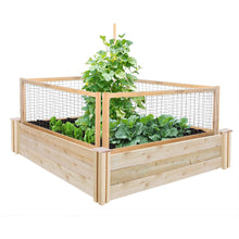 Load image into Gallery viewer, 4 Pack Cedar Garden Trellis Set - 45 x 23.5 inch Each - Made in USA