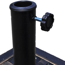 Load image into Gallery viewer, Bronze Finish Square Heavy Duty Outdoor Umbrella Stand Base