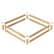 Load image into Gallery viewer, 4 ft x 4 ft Cedar Wood Raised Garden Bed - Made in USA