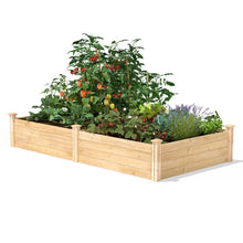 Load image into Gallery viewer, 4 ft x 8 ft Cedar Wood Raised Garden Bed - Made in USA