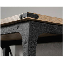 Load image into Gallery viewer, Mesquite FarmHome 3 Tier Entryway Bookcase Storage Cabinet Fixed Casters