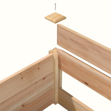 Load image into Gallery viewer, 16 in x 48 in Low Profile Cedar Raised Garden Bed - Made In USA