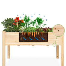 Load image into Gallery viewer, Farmhouse Wood 48x24x30in Raised Garden Bed Elevated Garden Planter Stand