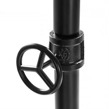 Load image into Gallery viewer, Rustic Industrial Laundry Pipe Garment Rack Lockable Wheels