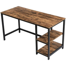 Load image into Gallery viewer, 55 Inch Industrial Wood Metal Computer Writing Desk Left or Right Facing