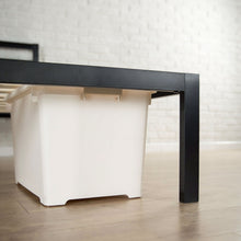 Load image into Gallery viewer, King Metal Platform Bed Frame with Headboard and Wood Slats