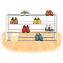 Load image into Gallery viewer, 4-Tier Shoe Rack - Holds up to 20 Pair of Shoes
