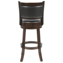 Load image into Gallery viewer, Cappuccino 29-inch Swivel Barstool with Faux Leather Cushion Seat