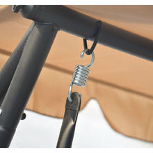 Load image into Gallery viewer, Outdoor Canopy Swing Patio Porch Shade Deck Bed in Sand