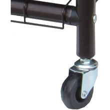 Load image into Gallery viewer, Bronze Black 3-Bag Laundry Sorter Hamper with Adjustable Clothes Hanging Bar