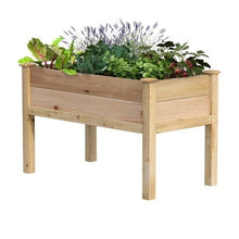 Load image into Gallery viewer, Farmhouse 2-ft x 4-ft Cedar Wood Raised Garden Bed Planter Box - Made in USA