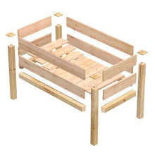 Load image into Gallery viewer, Farmhouse 2-ft x 4-ft Cedar Wood Raised Garden Bed Planter Box - Made in USA