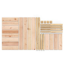 Load image into Gallery viewer, Farmhouse 2-ft x 4-ft Cedar Wood Raised Garden Bed Planter Box - Made in USA