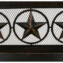 Load image into Gallery viewer, Square Outdoor Steel Wood Burning Fire Pit with Star Design