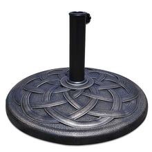 Load image into Gallery viewer, Round Bronze Finish Heavy Duty Outdoor Umbrella Base Stand