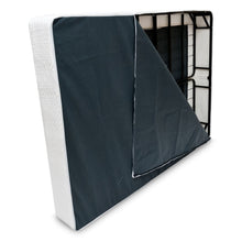 Load image into Gallery viewer, Full size Metal Boxspring Mattress Foundation with Jacquard Cover