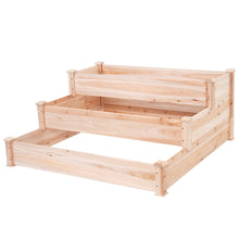 Load image into Gallery viewer, Solid Wood 4 Ft x 4 Ft Raised Garden Bed Planter 3-Tier