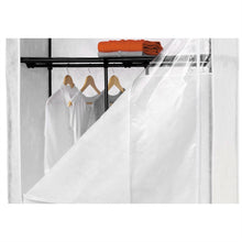 Load image into Gallery viewer, 46-inch White Portable Closet Clothes Organizer Wardrobe