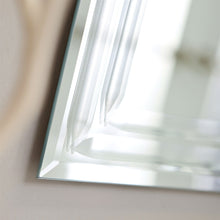 Load image into Gallery viewer, Rectangular 31.5-inch Bathroom Vanity Wall Mirror with Triple-Bevel Design
