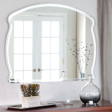 Load image into Gallery viewer, Rectangular Arch Top Wavy Modern Frameless Wall Mirror