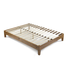 Load image into Gallery viewer, Twin size Solid Wood Platform Bed Frame in Pine Finish