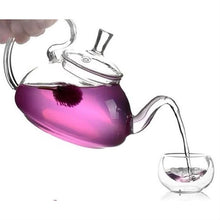 Load image into Gallery viewer, 8-Piece Glass Teapot Set with 6 Glasses and Warmer
