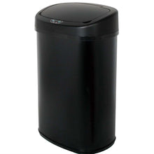 Load image into Gallery viewer, Black 13-Gallon Kitchen Trash Can with Touch Free Motion Sensor Lid
